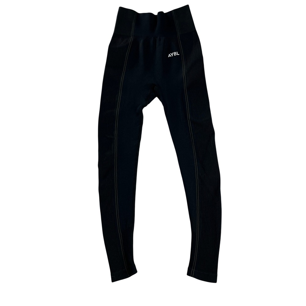 AYBL Seamless‎ Gym Leggings Black High Waist Sculpt Workout Training Activewear
